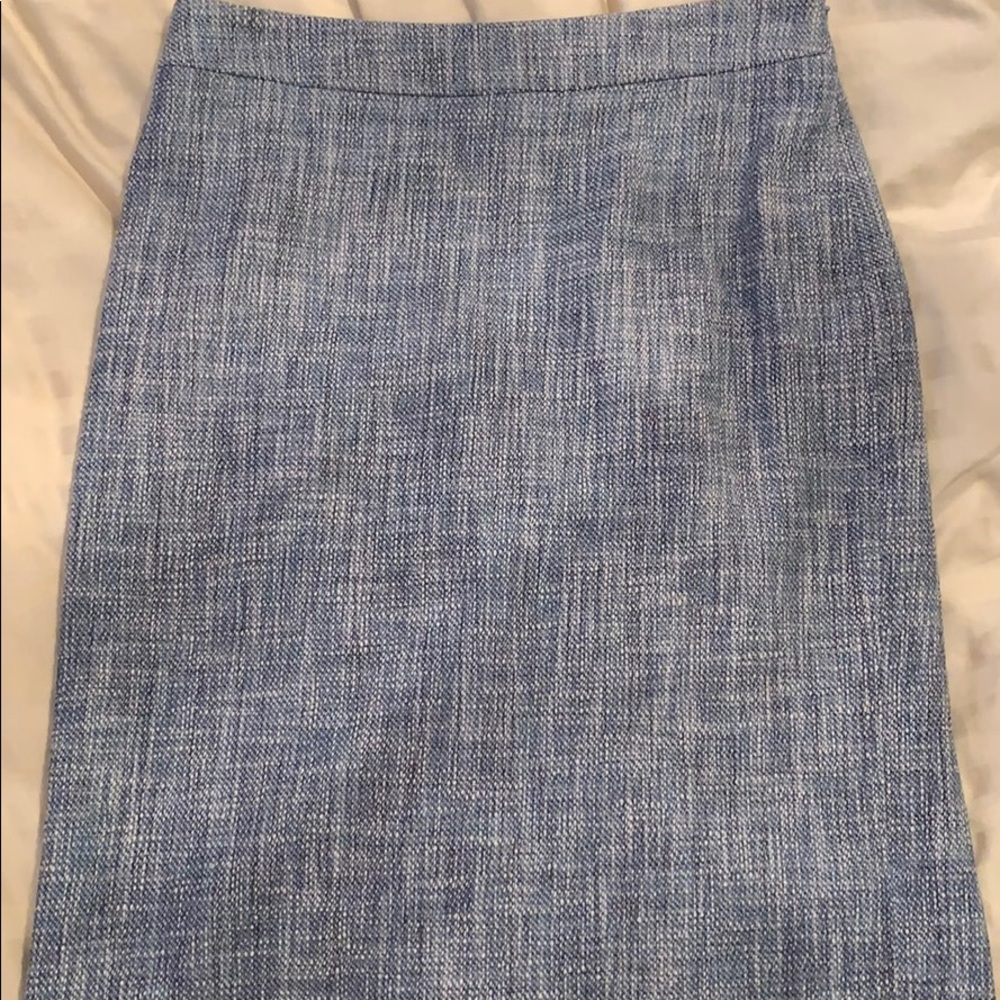 Ann Taylor Loft blue skirt